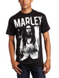 Bob Marley Zion Rootswear Men'S Marley T-Shirt, Black, X-Large [T-Shirt]