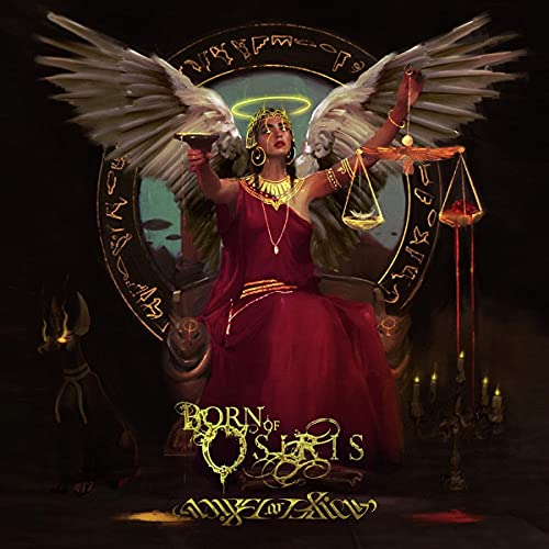 Born Of Osiris - Angel Or Alien (ultra transparente con salpicaduras de neón rosa y negro) [Vinilo]