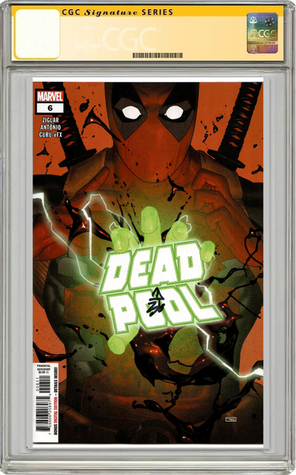 Deadpool #6 A Taurin Clarke SIGNED Cody Ziglar (09/18/2024) Marvel