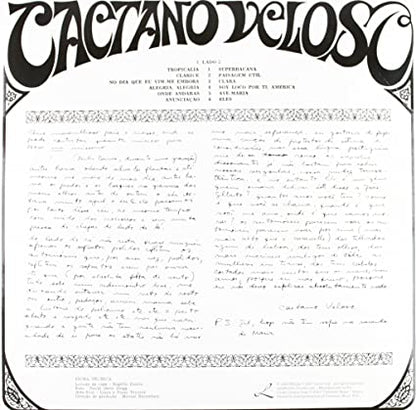 Caetano Veloso (With CD) [Vinyl] - Paladin Vinyl