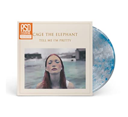 Cage the Elephant - Tell Me I'm Pretty (Limited Edition, Clear with White And Blue Swirls Colored Vinyl) [Vinyl] - Paladin Vinyl