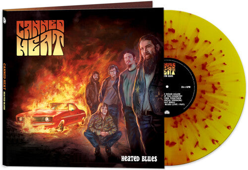 Canned Heat - Heated Blues (salpicaduras rojas y amarillas) (vinilo de color, rojo, amarillo, funda de LP desplegable, remasterizado) [Vinilo]