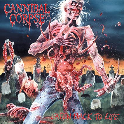 Cannibal Corpse - Eaten Back To Life (Vinilo transparente con color rojo inyectado en sangre) [Vinilo]