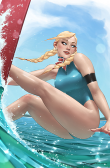 2025 Street Fighter & Friends Swimsuit Special #1 Jeehyung Lee Cammy Surfing Bikini Variant (10/01/2025) Udon