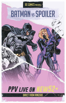 Batman Vs Robin #3 (Of 5) H Mario Fox Foccillo Fight Poster Batman vs Spoiler Card Stock Variant (11/08/2022) Dc