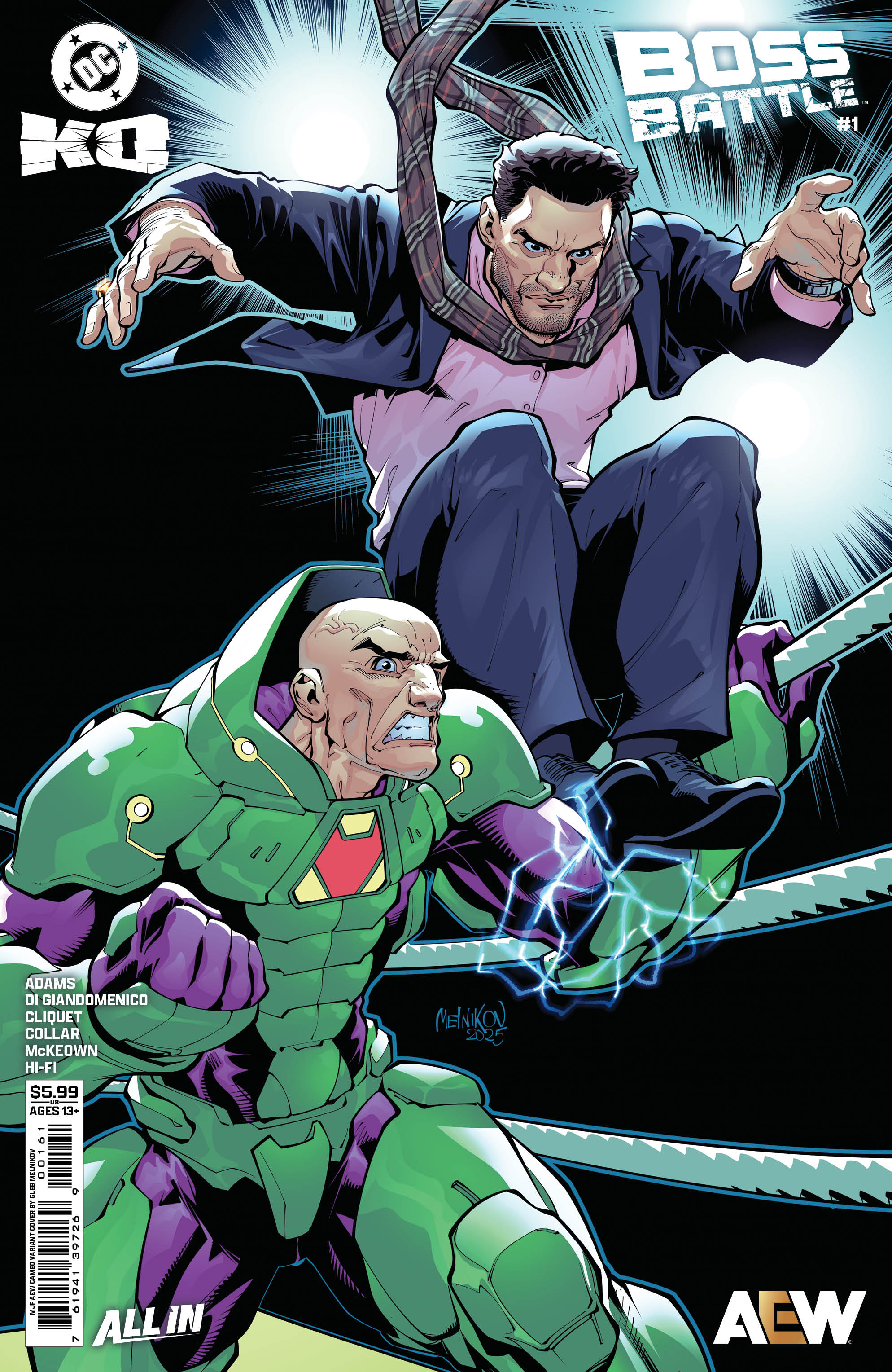 Dc K.O. Boss Battle #1 (One Shot) F Gleb Melnikov Variant (02/04/2026) Dc