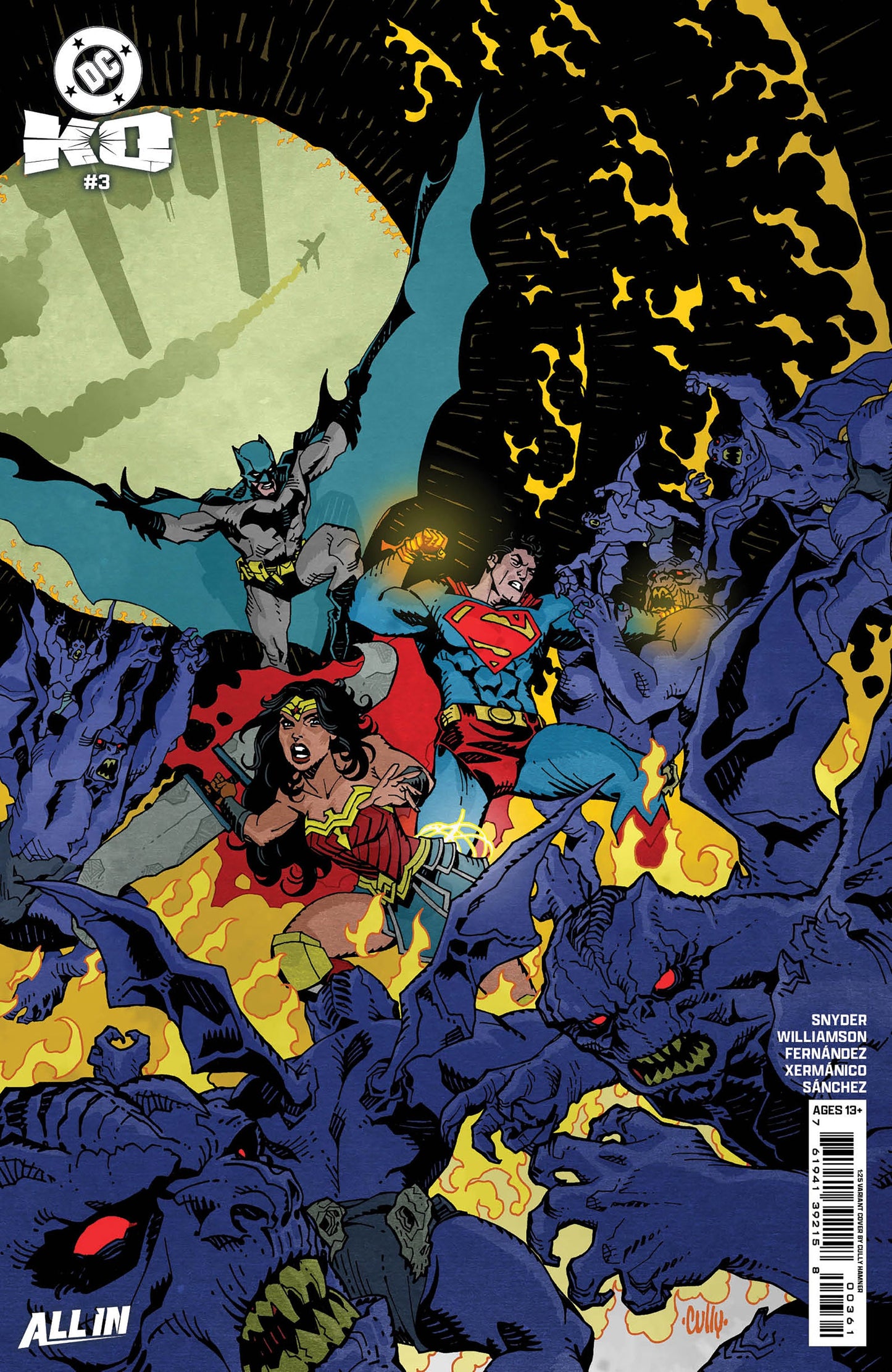 Dc K.O. #3 (Of 5) K 1:25 Cully Hamner Variant (01/14/2026) Dc