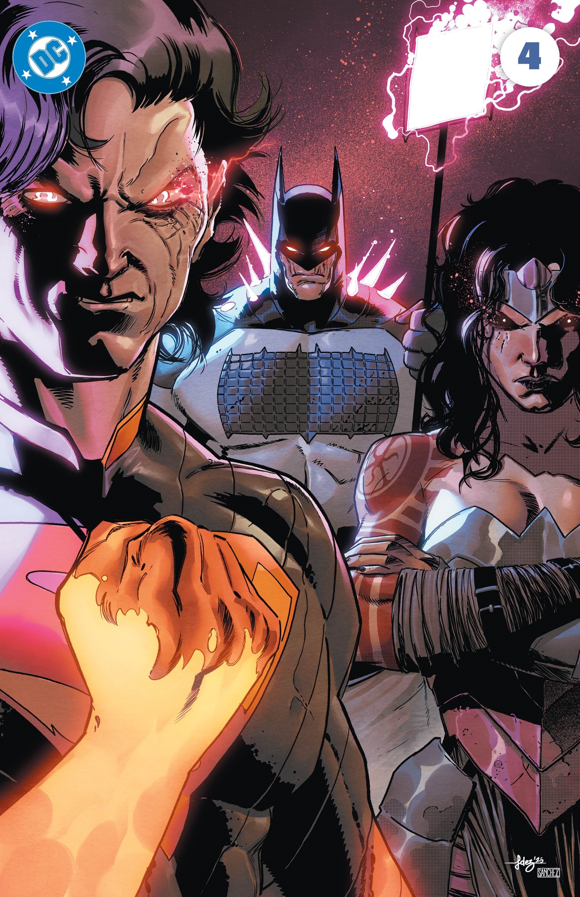 Dc K.O. #4 (Of 5) A Javier Fernandez Acetate Scott Snyder Absolute Batman Superman Wonder Woman (02/11/2026) Dc