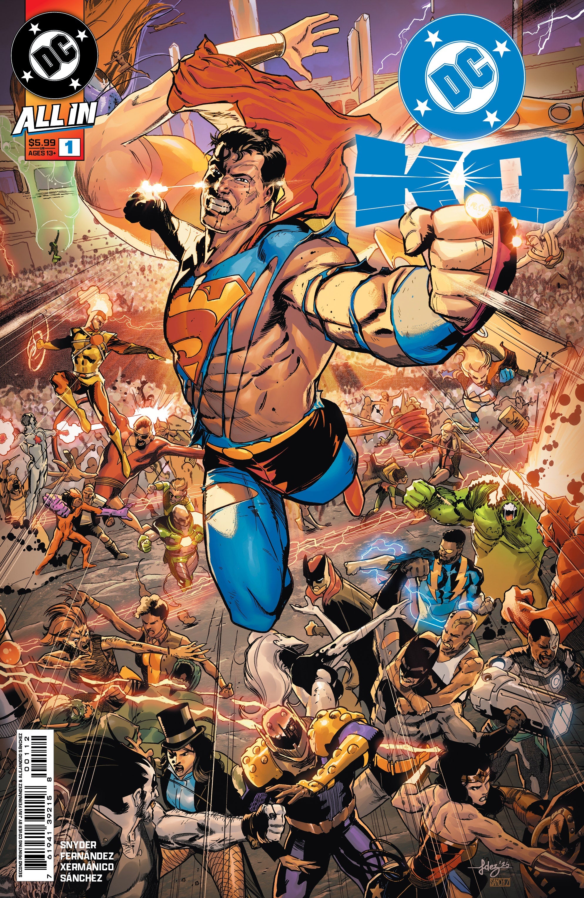 Dc K.O. #1 (Of 4) 2nd Print A Javi Fernandez Variant (10/08/2025) Dc