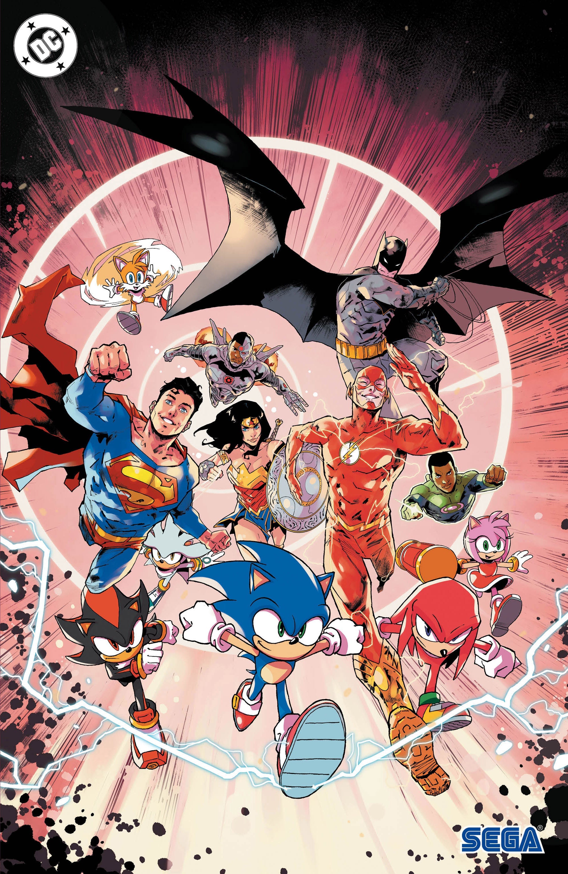 Dc X Sonic The Hedgehog #1 (Of 5) D 1:25 Pablo M Collar Virgin Variant (03/19/2025) Dc