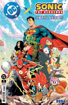 Dc X Sonic The Hedgehog The Metal Legion #1 (Of 5) A Pablo M Collar (05/06/2026) Dc