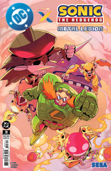 Dc X Sonic The Hedgehog The Metal Legion #3 (Of 5) A Pablo M Collar (07/01/2026) Dc
