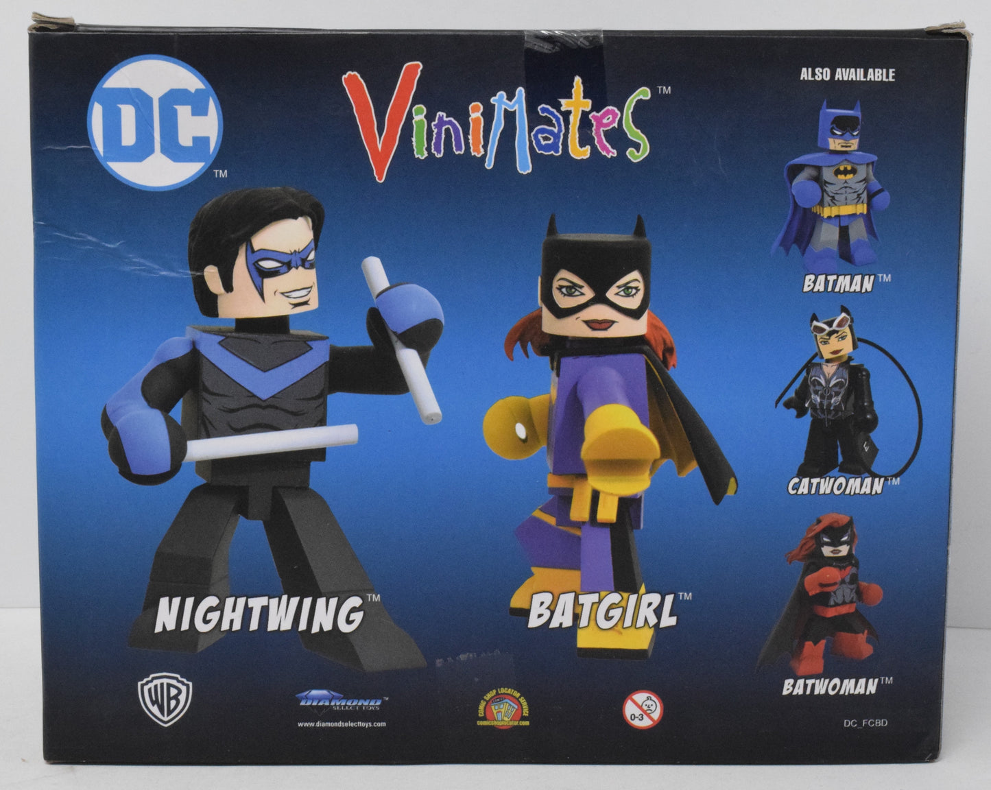 Nightwing Batgirl Vinyl Figures Vinimates Diamond Select DC FCBD 2018 New
