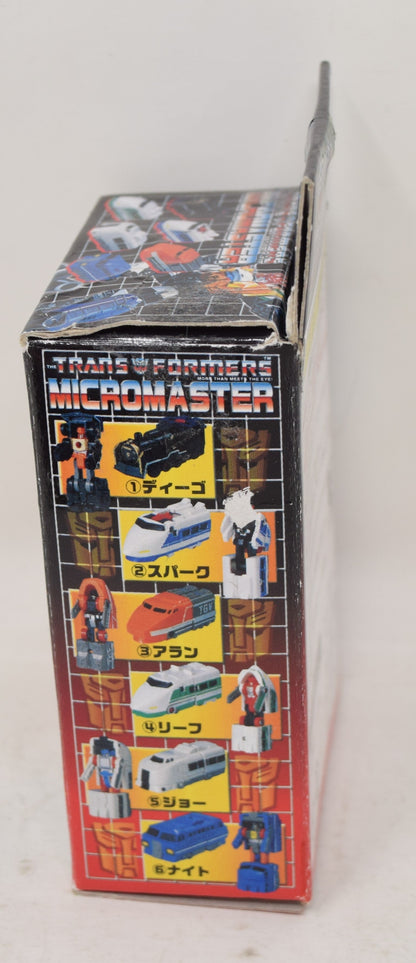 Transformers Micromaster Six Train Figure Takara Toys MOC New (1 of 4)