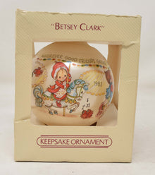 Hallmark Ornament Betsey Clark Carousel Horse Christmas Tree 1983 NIB