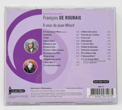 A Vous De Jouer Milord Soundtrack CD Francois De Roubaix