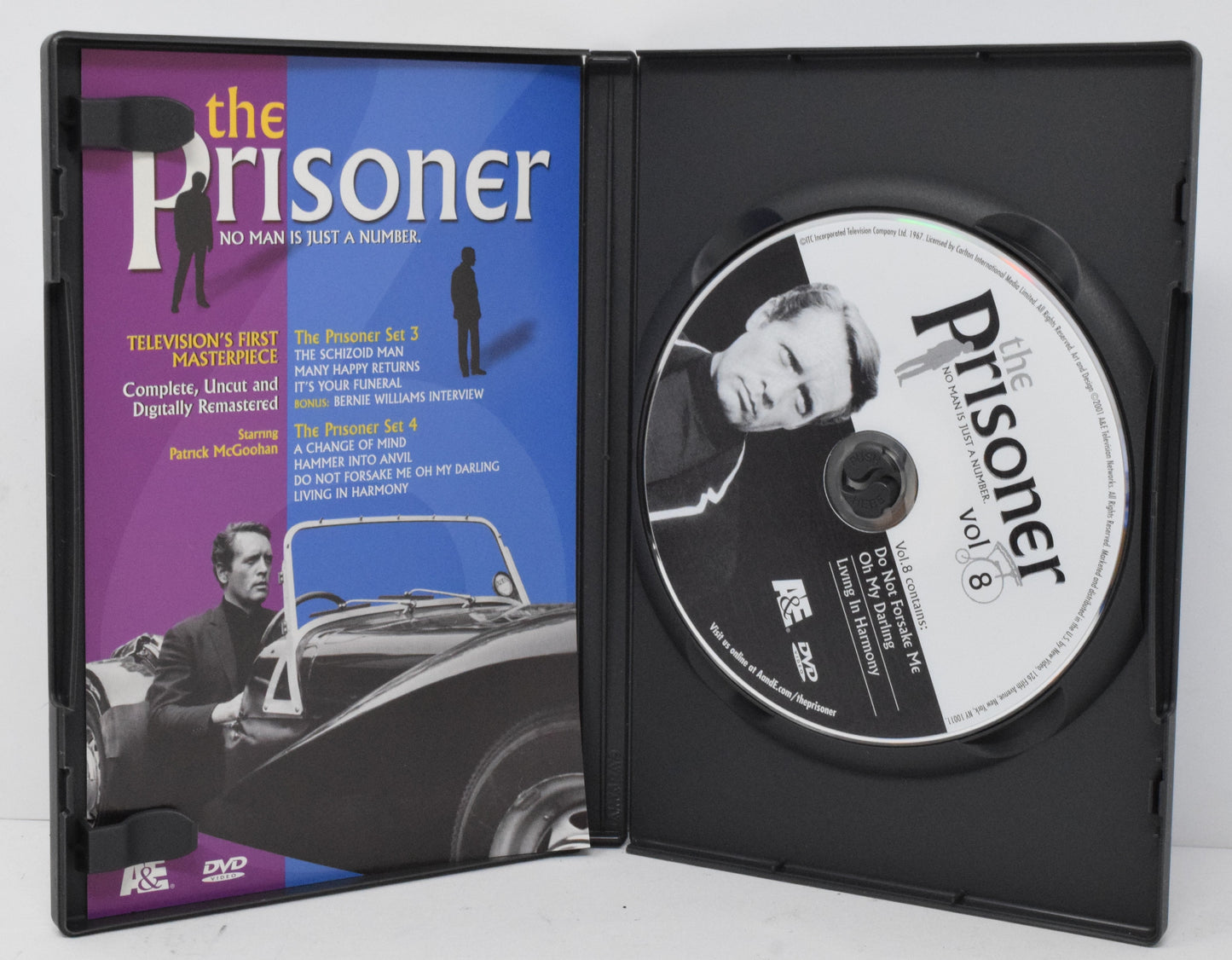 The Prisoner No Man is Just a Number Set 4 DVD