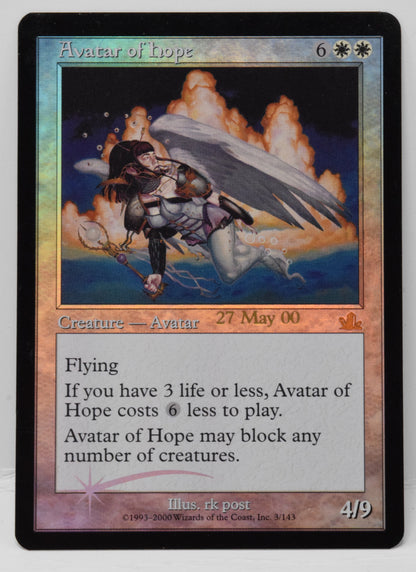 Magic The Gathering MTG Card Avatar Of Hope Foil Prophecy Promo NM