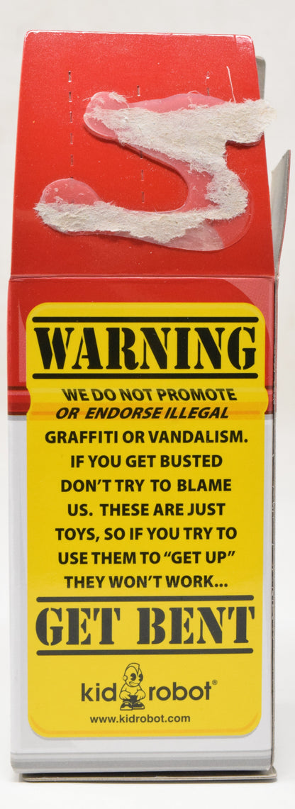 Kidrobot Bentworld Vandals Mad Biggie New Vinyl Figure Spray Paint