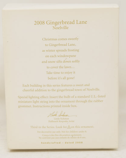 Hallmark Keepsake Ornament Gingerbread Lane Christmas Tree 2008 NIB