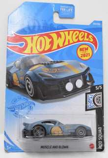 Hot Wheels Muscle and Blown DieCast Car Rod Sqaud 5/5 184 New