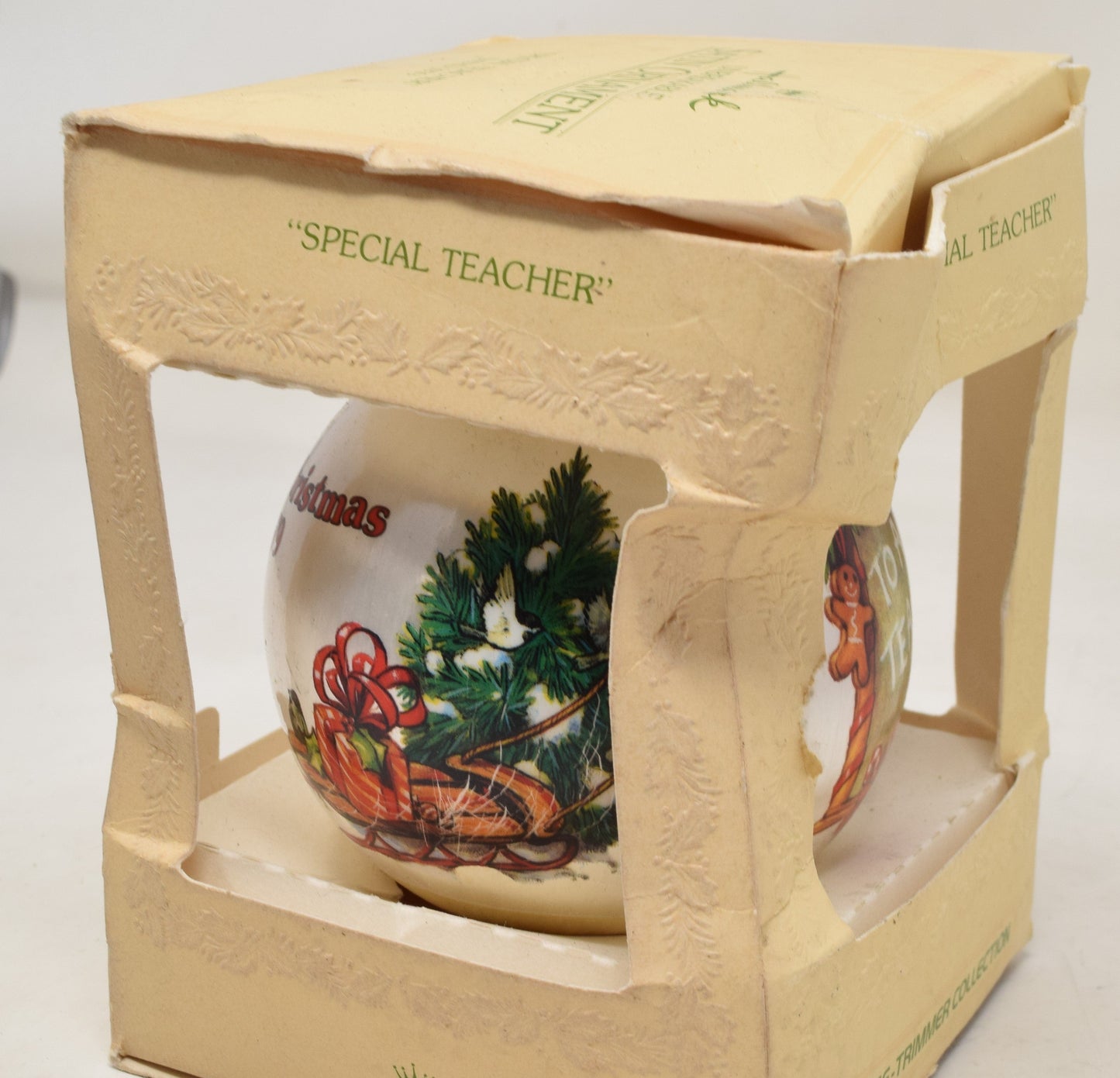 Hallmark Ornament Special Teacher Christmas Tree 1979 NIB
