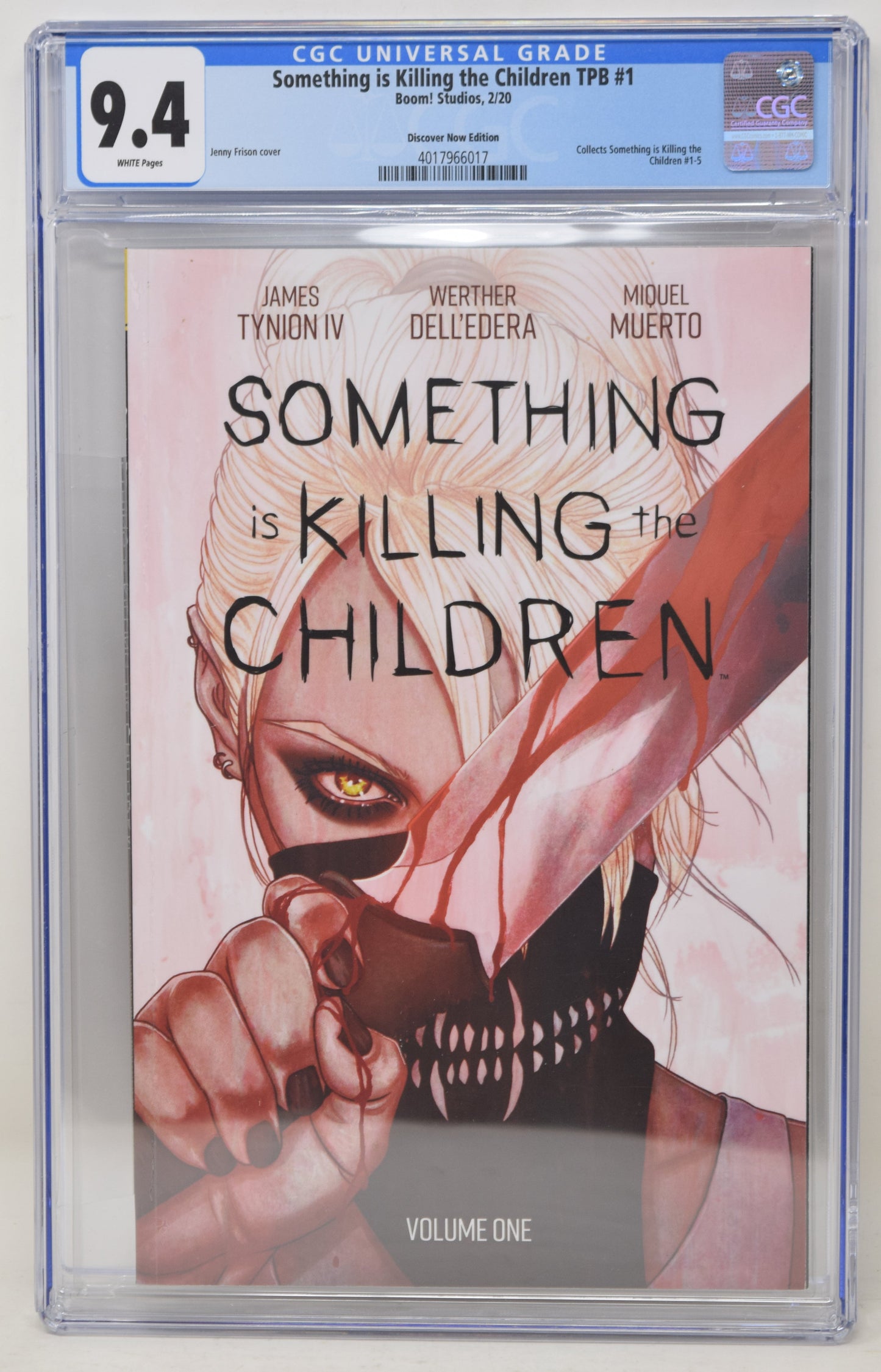 Something Is Killing The Children TPB 1 Boom 2020 CGC 9.4 Jenny Frison Variant