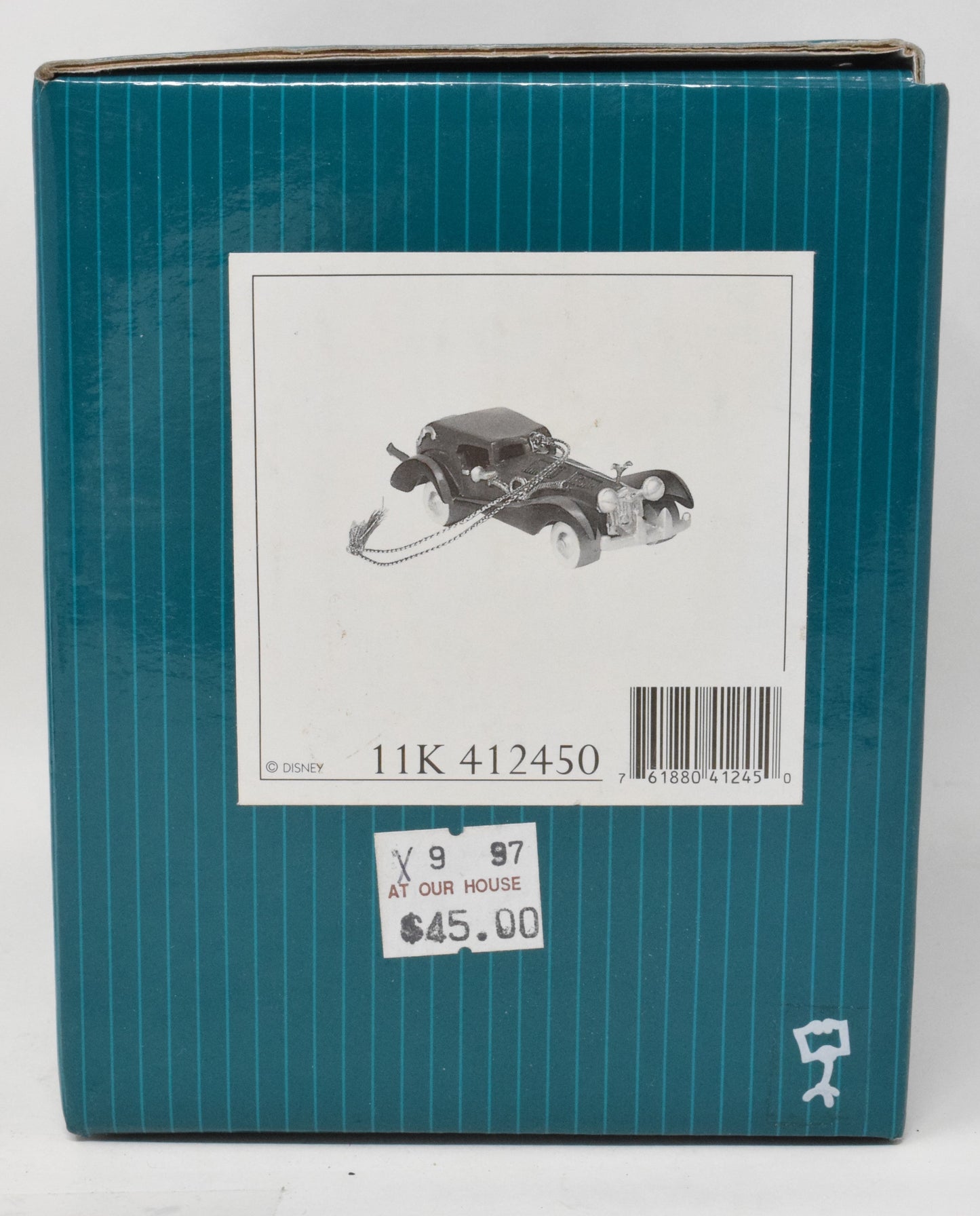 Walt Disney Collection Enchanted Places 101 Dalmations Cruellas Car Ornament