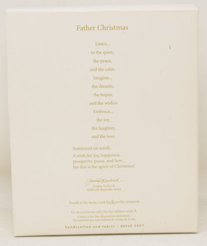 Hallmark Keepsake Ornament Father Christmas Collectors Tree 2007 NIB