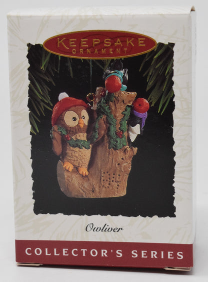 Hallmark Keepsake Owliver On The Tree Christmas Ornament 1994 NIB