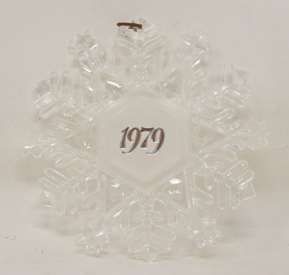 Hallmark Keepsake Ornament Holiday Highlights Snowflake Christmas Tree 1979 NIB