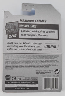 Hot Wheels Maximum Leeway HW Art Cars Orange 2/10 325 DieCast Car New