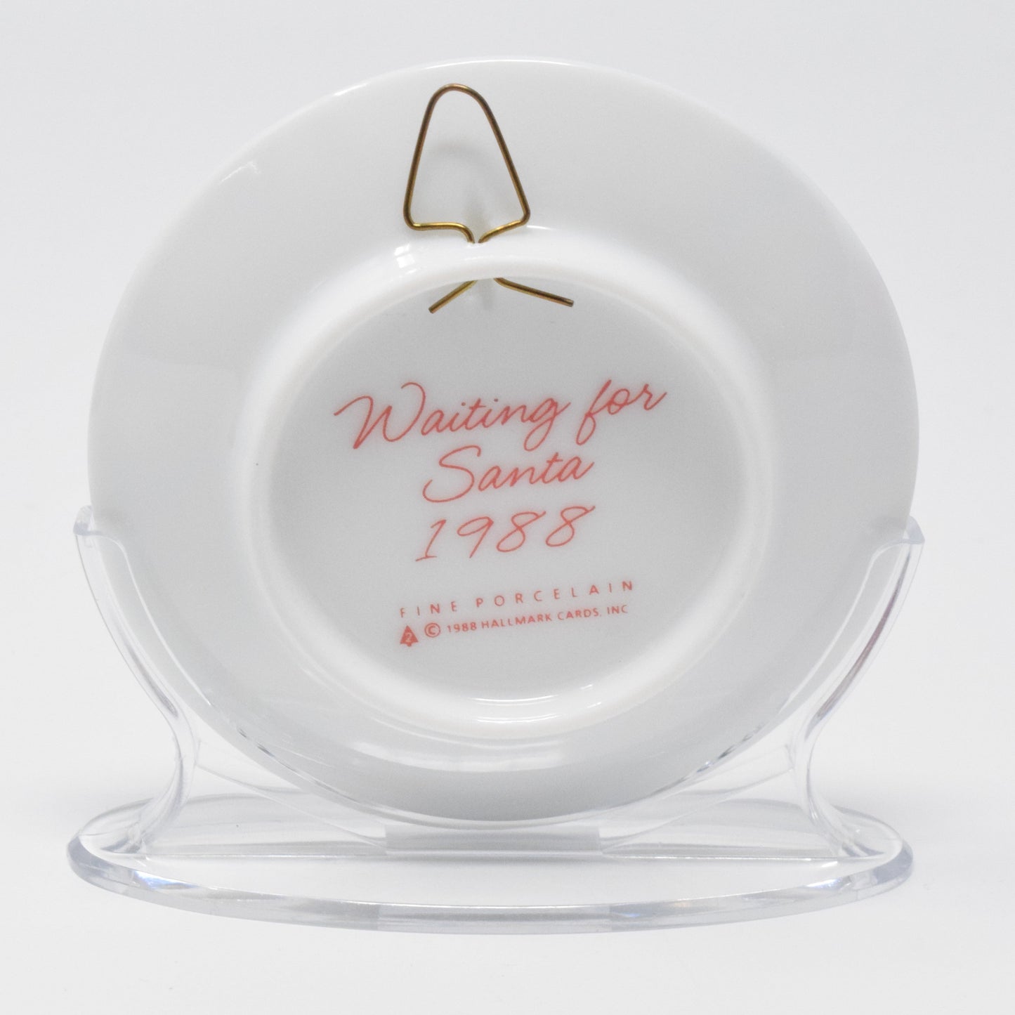 Hallmark Keepsake Waiting For Santa Christmas Ornament 1988 NIB
