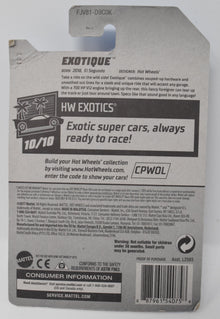 Hot Wheels Exotique HW Exotics 10/10 241 Blue 24 DieCast Car New