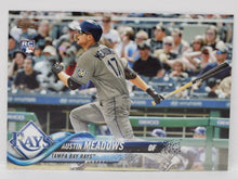 Austin Meadows Baseball Card Topps Update 2018 US34  RC Rookie Rays NM