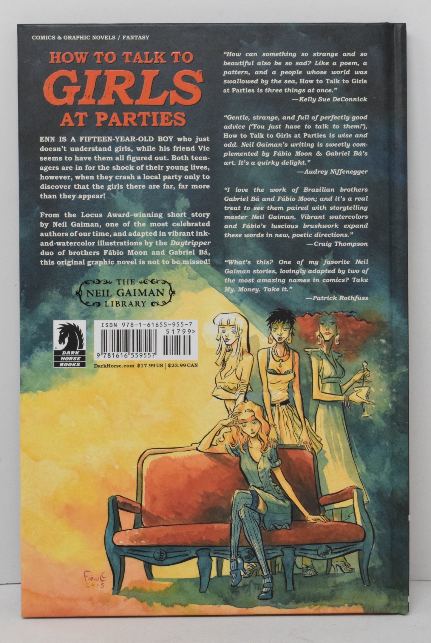 How To Talk To Girls At Parties HC Dark Horse 2016 NM Neil Gaiman