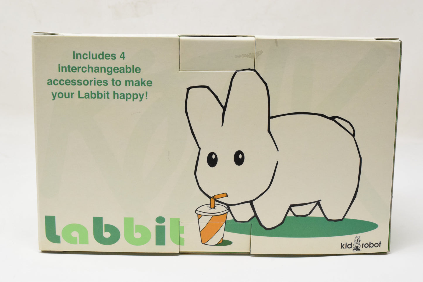 Frank Kozik Kidrobot Labbit Make Face For Happ Soda Pipe NIB Signed