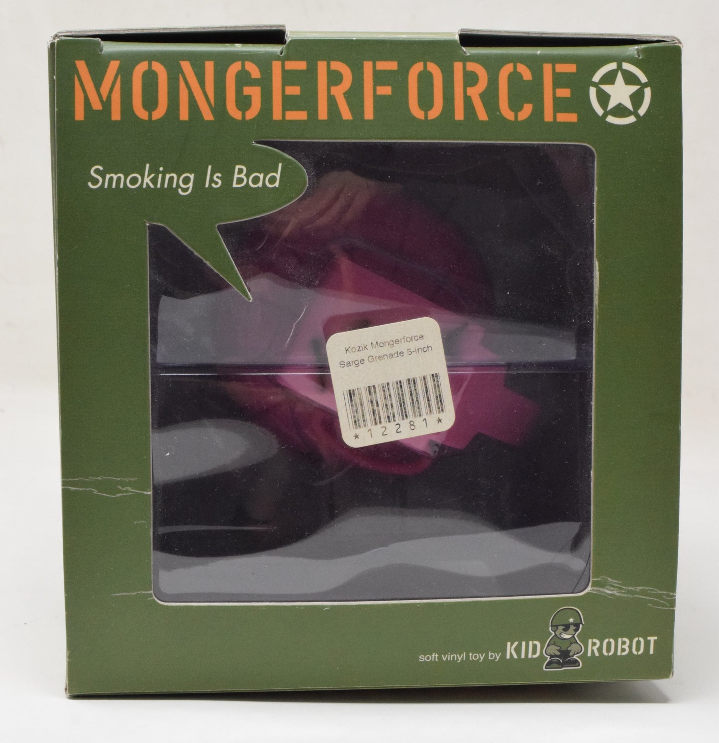 Frank Kozik Kidrobot Sarge Camo Pink Mongerforce Mongers Signed
