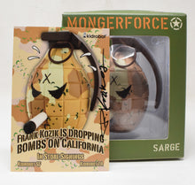 Frank Kozik Kidrobot Sarge Camo Desert Storm Mongerforce Mongers Signed