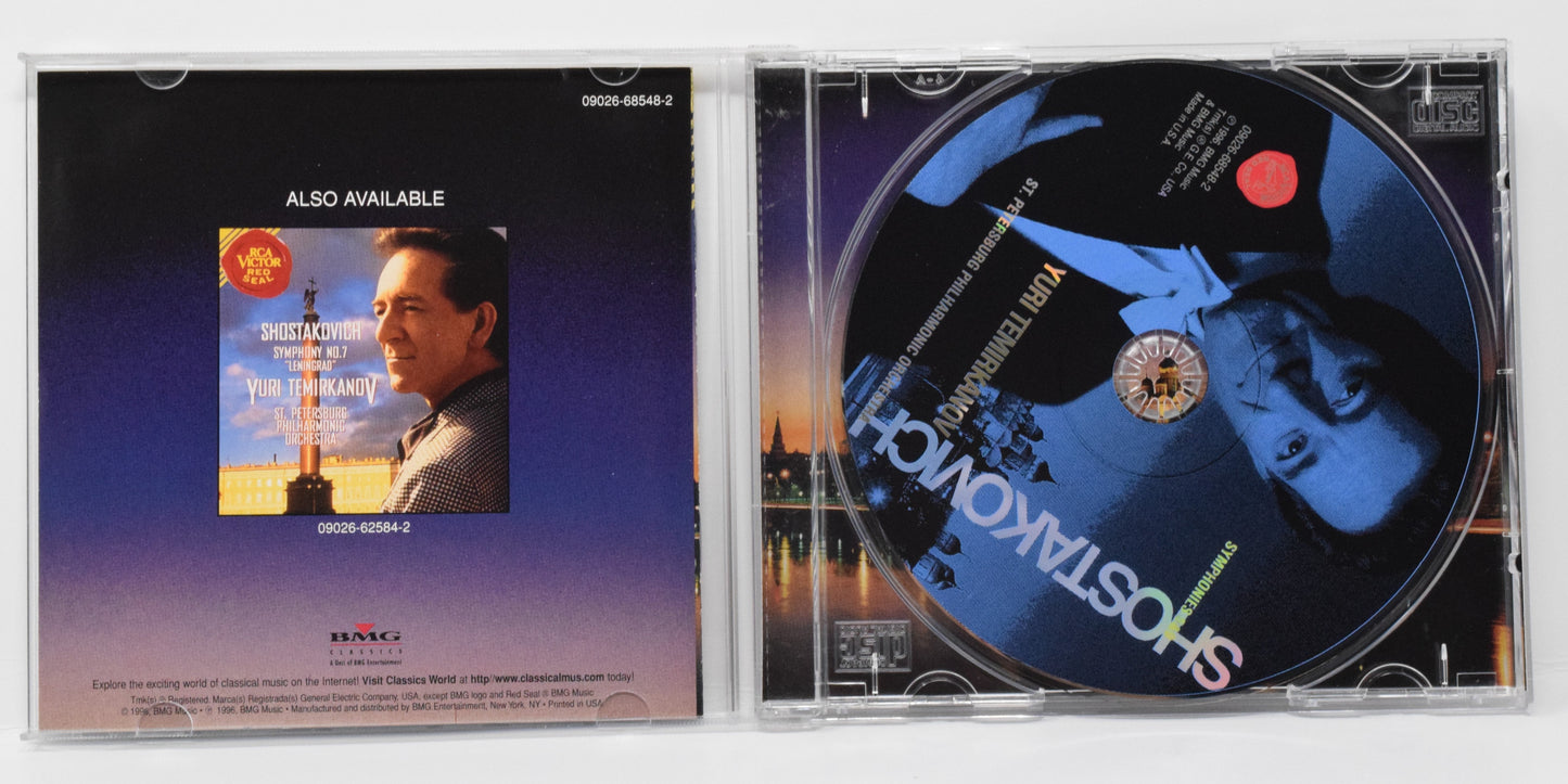 Shostakovich Yuri Temirkanov St Petersburg Phil Symphony 5 9 CD