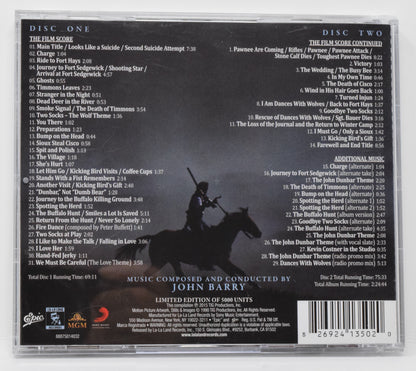 Dances With Wolves Soundtrack CD 2 Disc 25th Anniversary John Berry LTD 5000