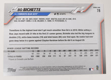 Bo Bichette Topps 2020 Baseball RC Rookie Blue Jays Card 78