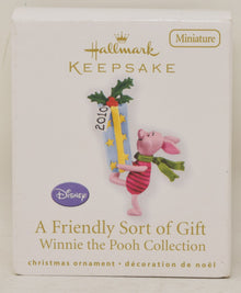 Copy of Hallmark Keepsake Ornament Winnie The Pooh A Friendly Sort of Gift Christmas 2010 NIB