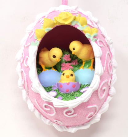 Hallmark Keepsake Ornament Peep A Boo Chicks Easter Bunny 2003 NIB