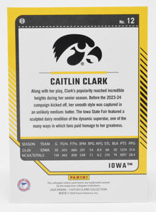 Caitlin Clark WNBA Basketball Card Panini Donruss 2024 Collection #12
