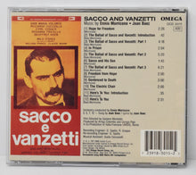 Sacco And Vanzetti Soundtrack CD Ennio Morricone Joan Baez Omega
