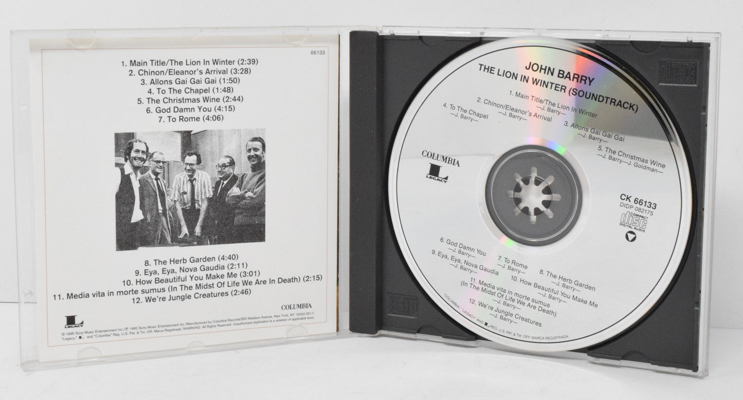 The Lion In Winter Soundtrack CD John Barry Columbia