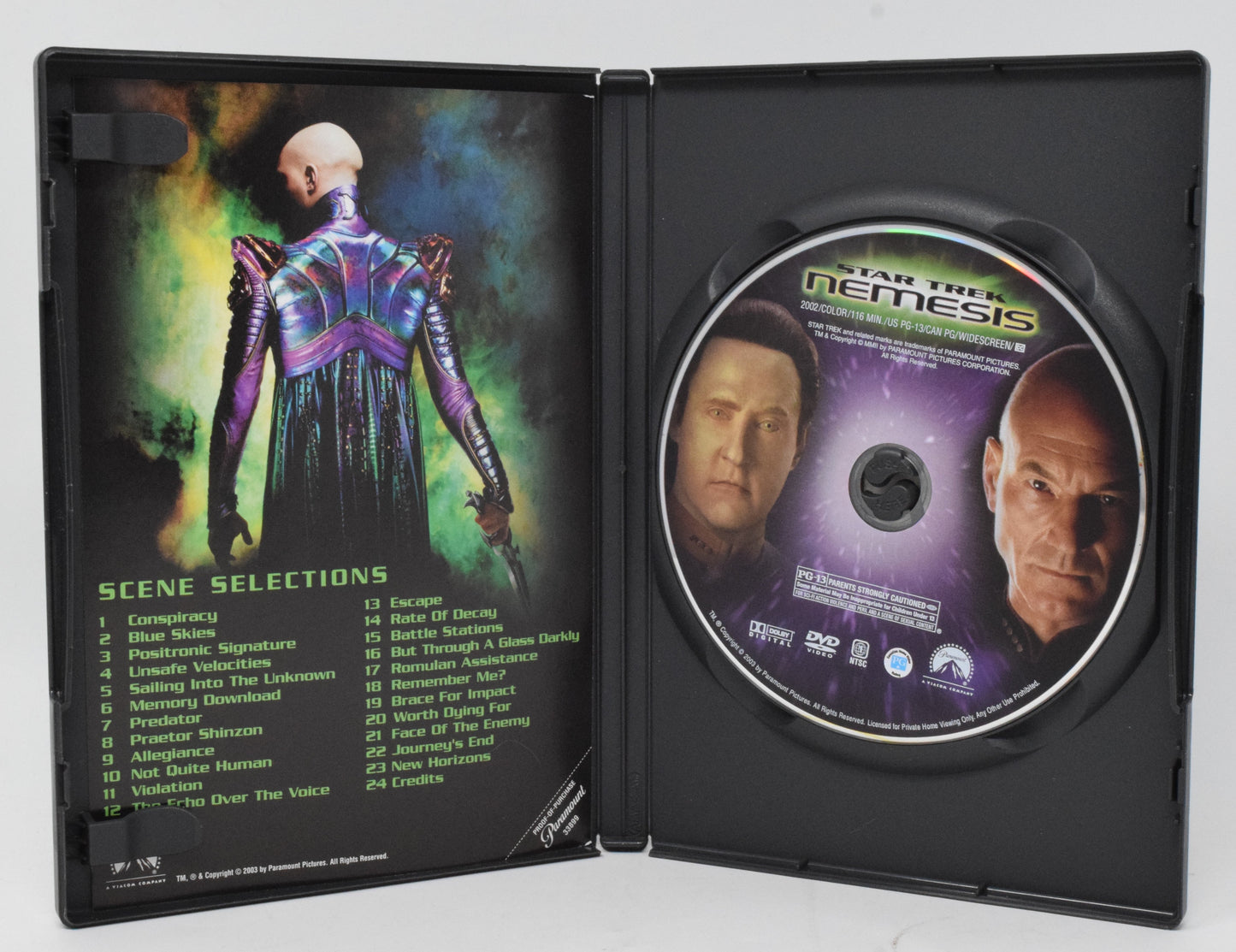 Star Trek Nemesis DVD Widescreen