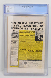 Strange Tales Annual 2 Marvel 1963 CGC 3.0 Spider-Man Fantastic Four