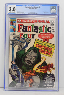 Fantastic Four Annual 2 Marvel 1964 CGC 3.0 Doctor Doom